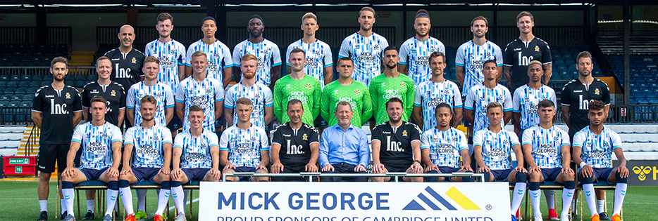 Cambridge United FC squad photo