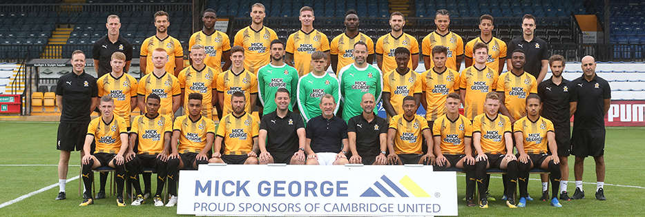 Cambridge United FC squad photo
