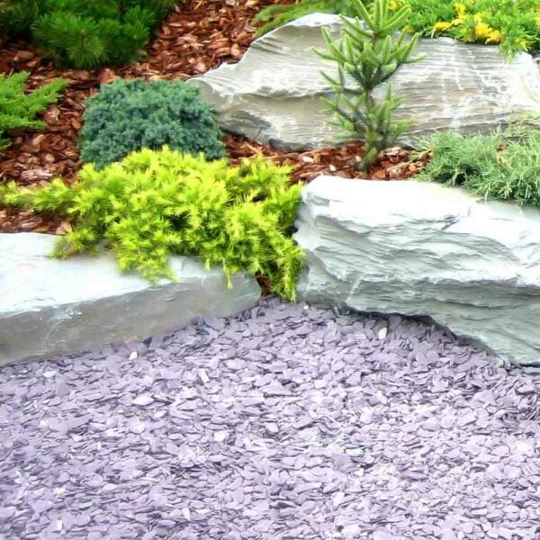 40mm Plum Slate Chippings - Image 5