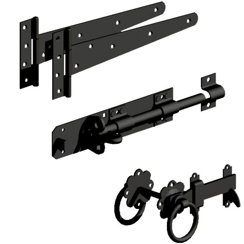 Gate Ironwork - Closeboard Set