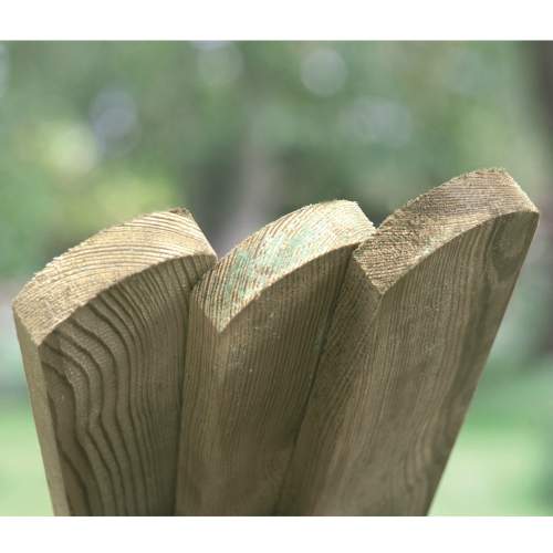 Round Picket Fence Panel