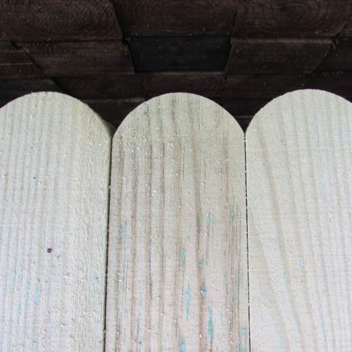 Round Picket Fence Panel