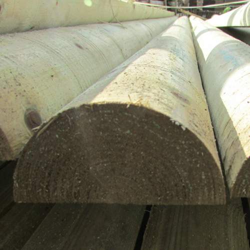 Pointed Half Round Fencing