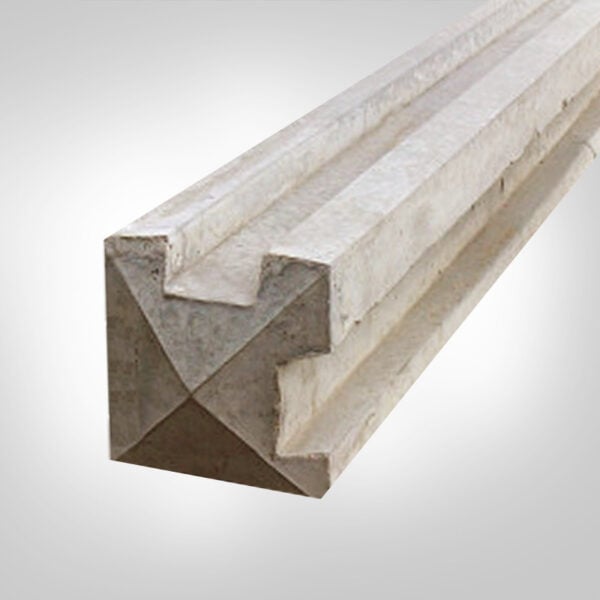 Slotted Corner Concrete Fence Post Landscaping Mick