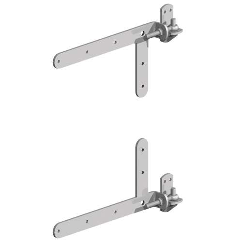 Straight Band - Braced & Adjustable - Galvanised