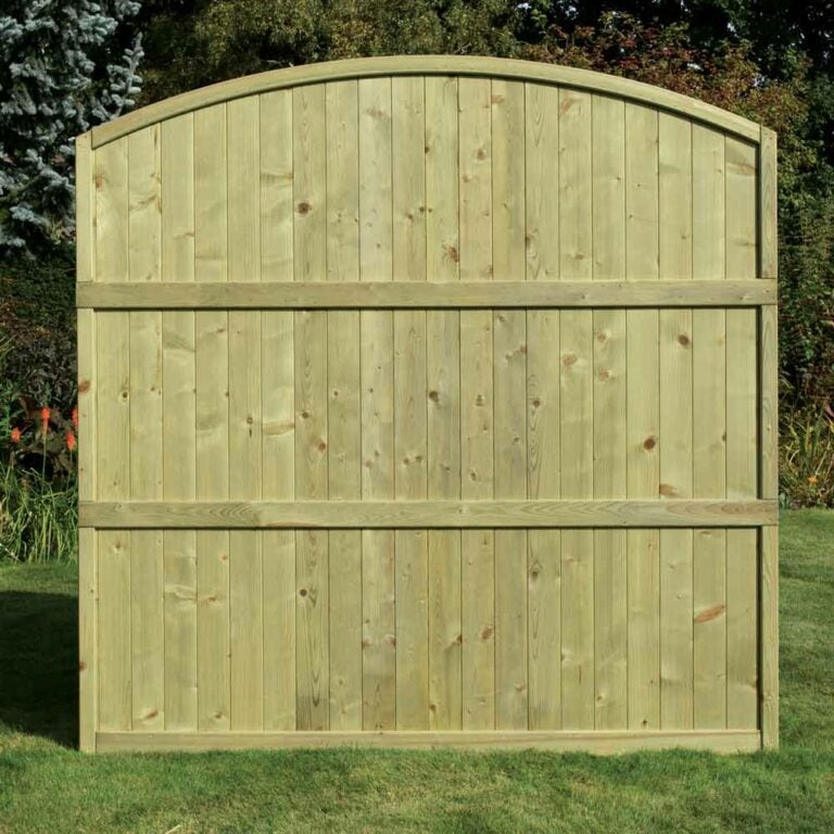 Tongue & Groove Arched Top Fence Panel The Mick Group