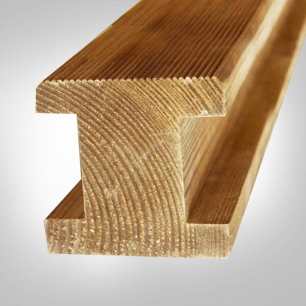 Planed H Post - Wooden Fence Post