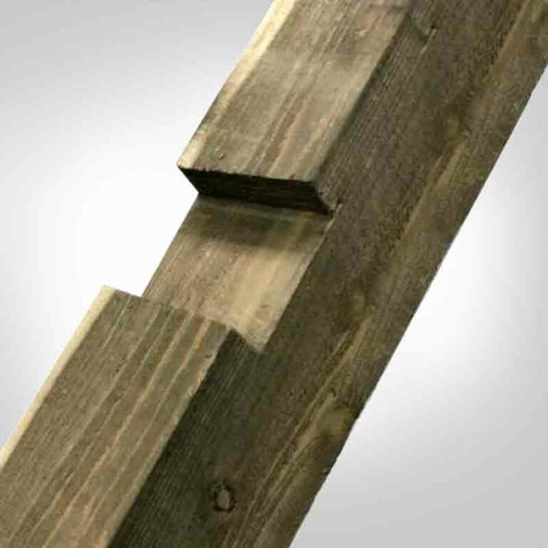 Wooden Fence Posts - Notched 100 x 125mm - The Mick George Group