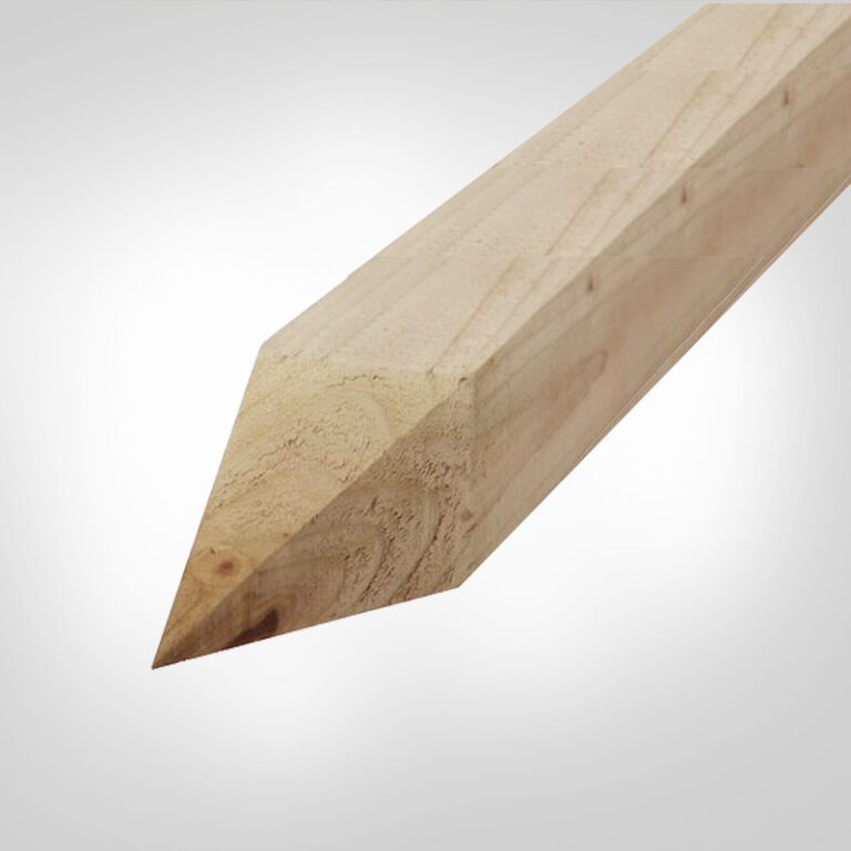 Wooden Fence Posts Pointed 75 x 150mm The Mick Group