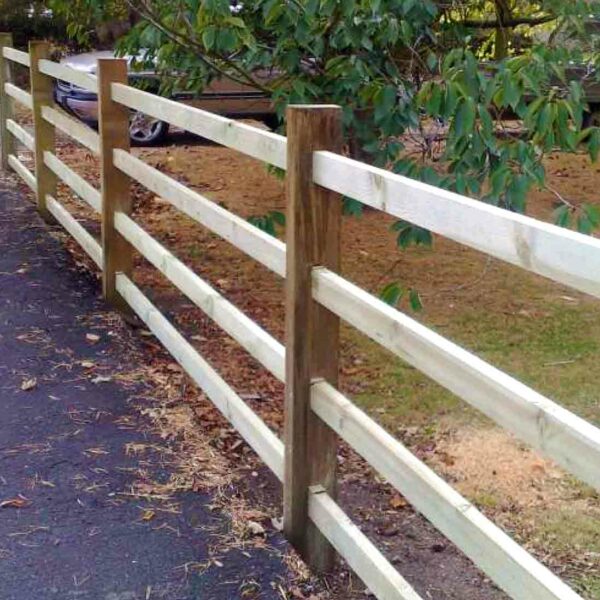 Wooden Mortised Fence Posts - Image 2