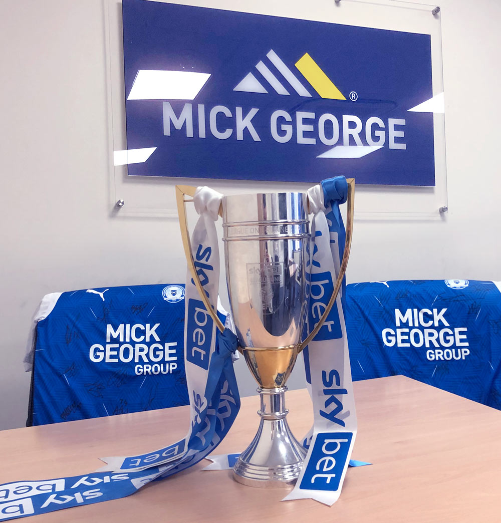 League One Trophy at Mick HQ The Mick Group