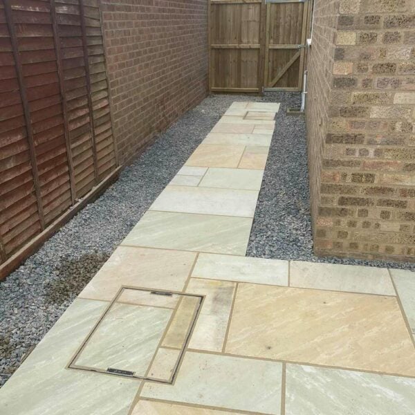 Fossil Mint Sandstone Paving