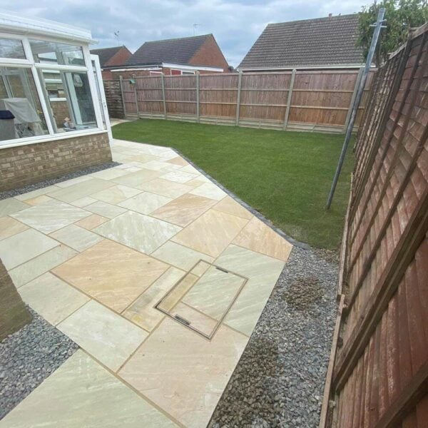 Fossil Mint Sandstone Paving