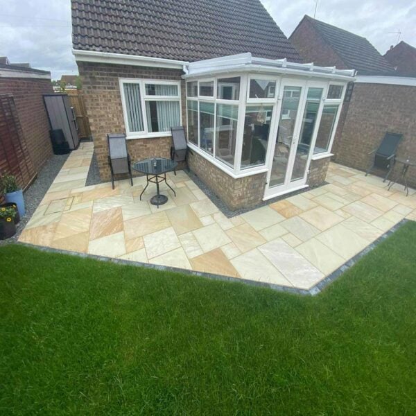 Fossil Mint Sandstone Paving