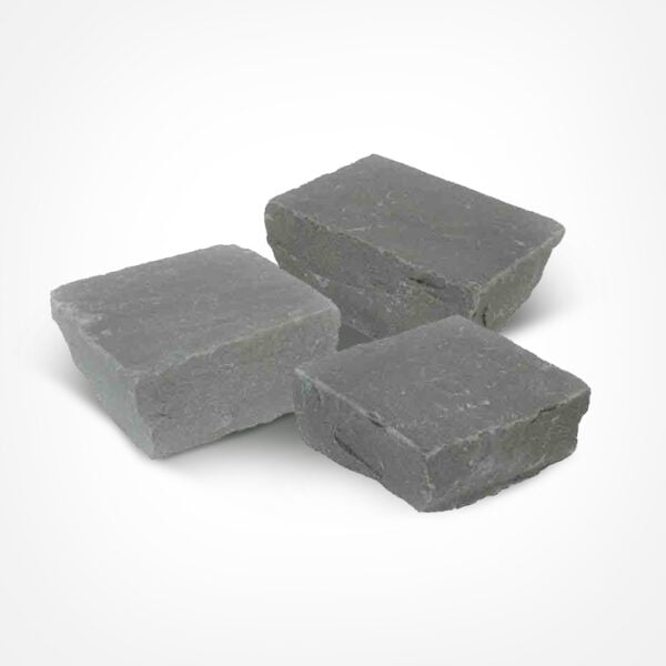 Kandla Grey Sandstone Cobbles 10cm x 10cm