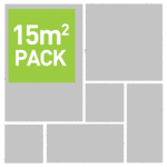 Brazilian Blue Slate Mixed Size Packs - 17m2 Pack