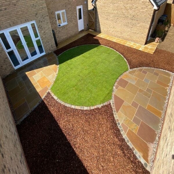 Raj Green Sandstone Cobbles