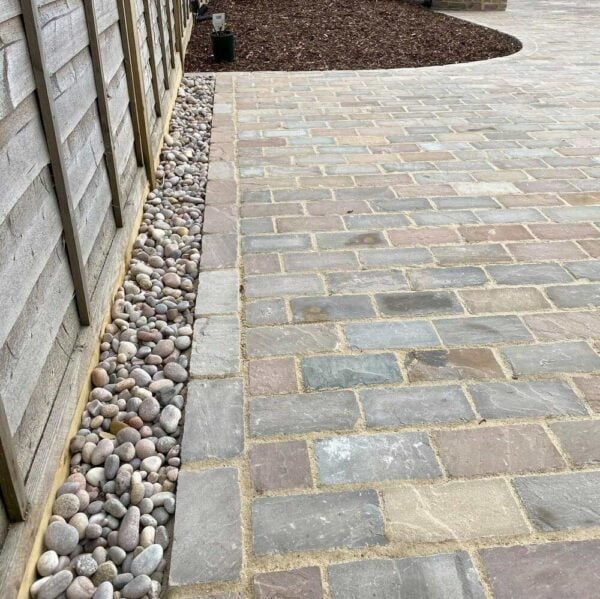 Raj Green Sandstone Cobbles 20cm x 10cm Packs - Image 11