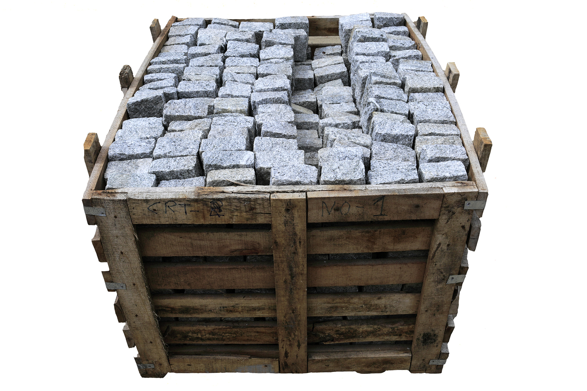 Silver Granite Cobbles Paving Mick