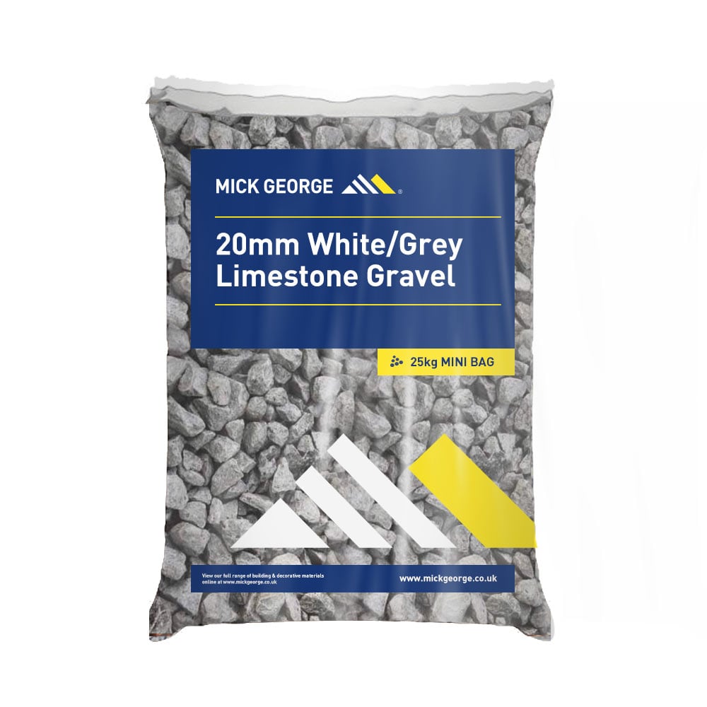 White/Grey Limestone Gravel Chippings