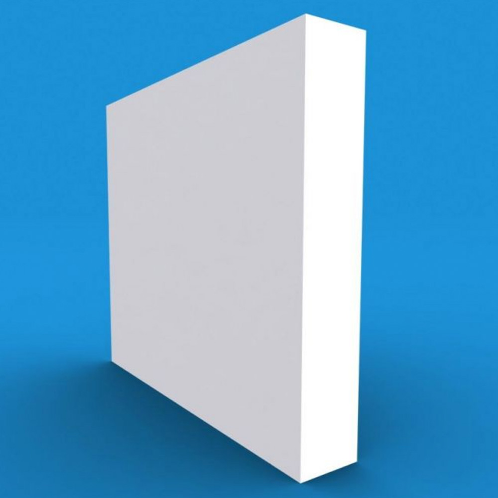 Square Edge MDF White Primed Skirting Board 4 2m Mick George