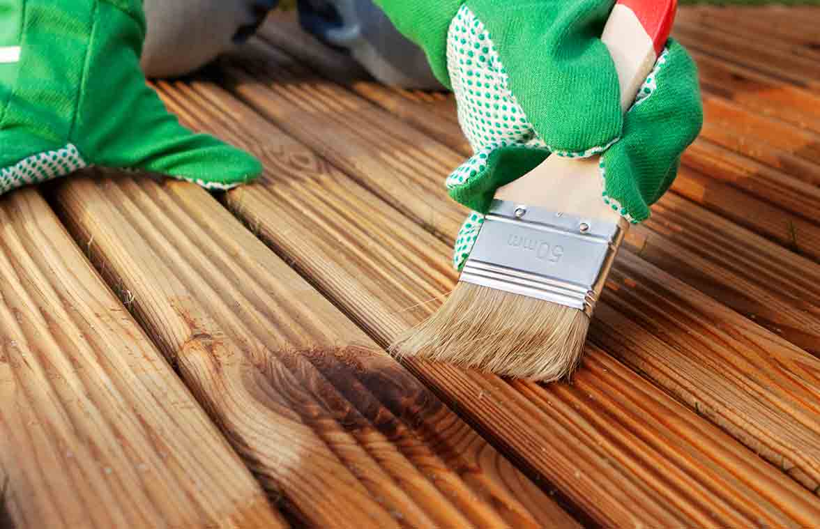 Deck Stain Landscaping Mick