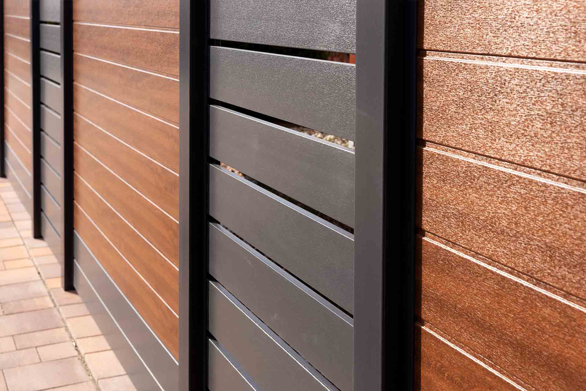 Composite Fence Panels in Leicester Landscaping Mick