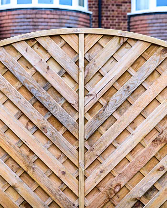 Arched Fence Panels