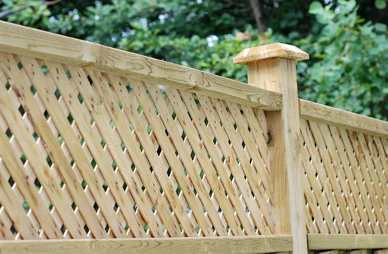 Wooden Fence Posts in Milton Keynes Landscaping Mick