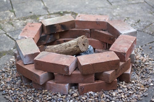 Fire Pit Bricks Size