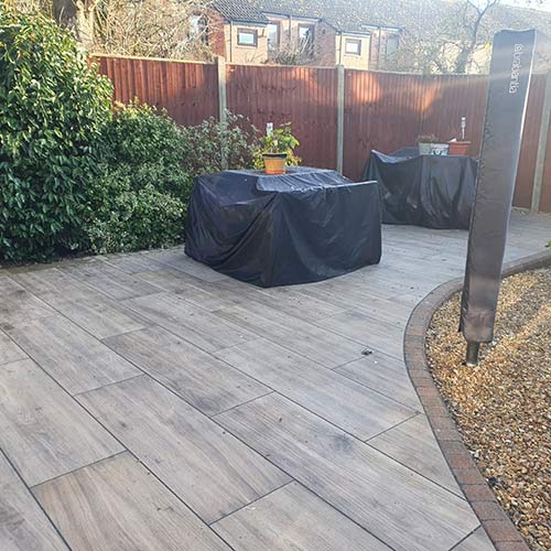 Porcelain Paving in Loughborough Landscaping Mick