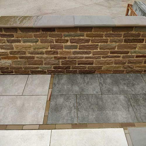 Wall Coping Stones in Kettering Landscaping Mick