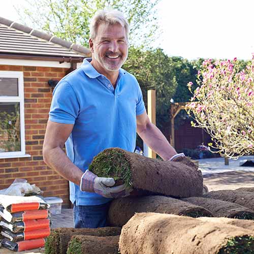 Garden Turf in Leicester Landscaping Mick