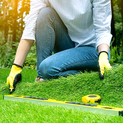 Artificial Turf in Leicester Landscaping Mick