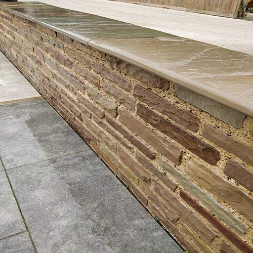 Coping Stones in Ely Landscaping Mick