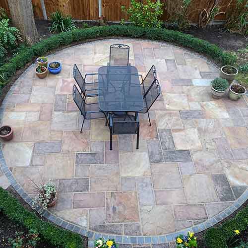 Limestone Paving in Leicester Landscaping Mick