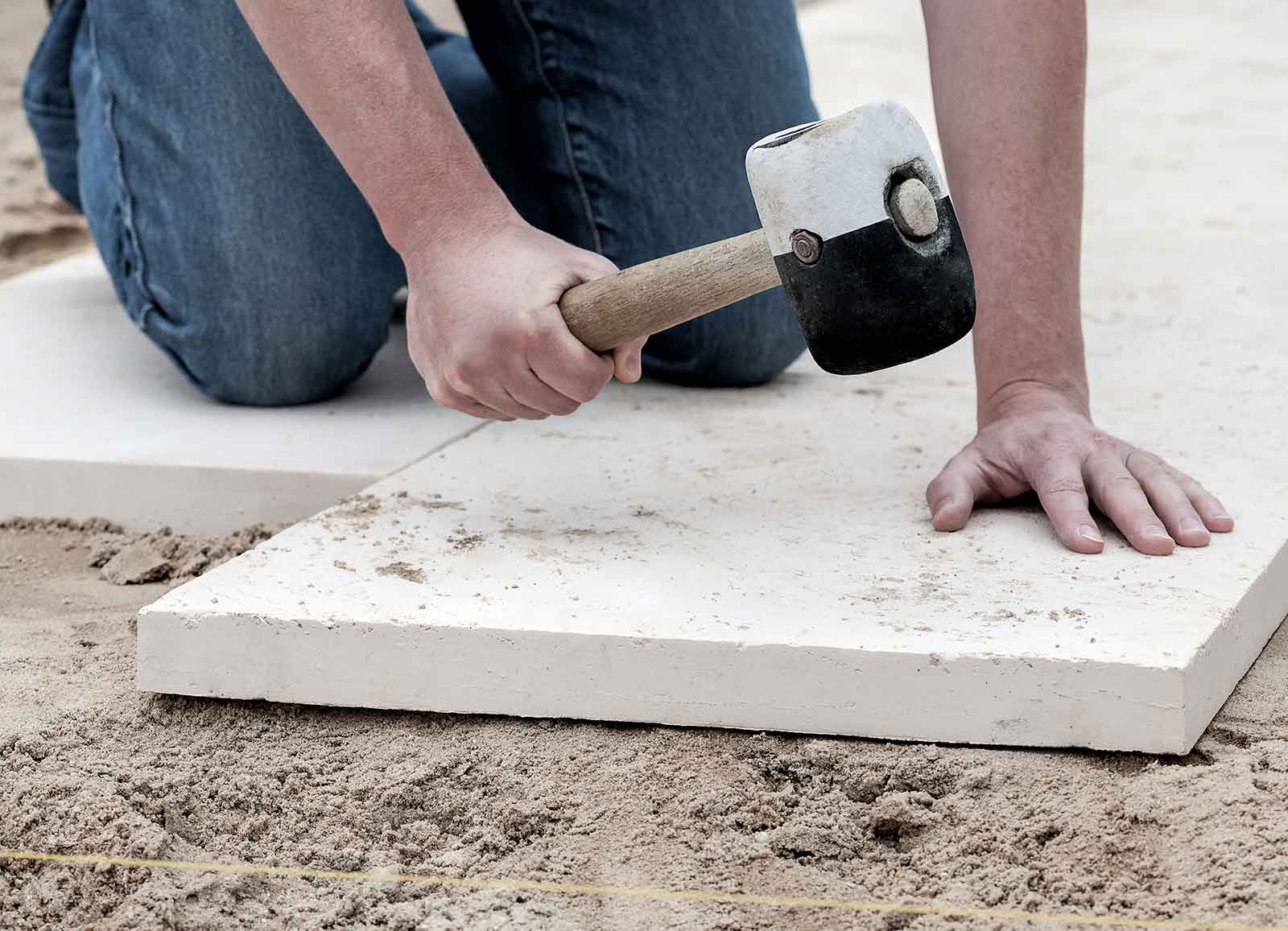 Garden Slabs in Milton Keynes Landscaping Mick