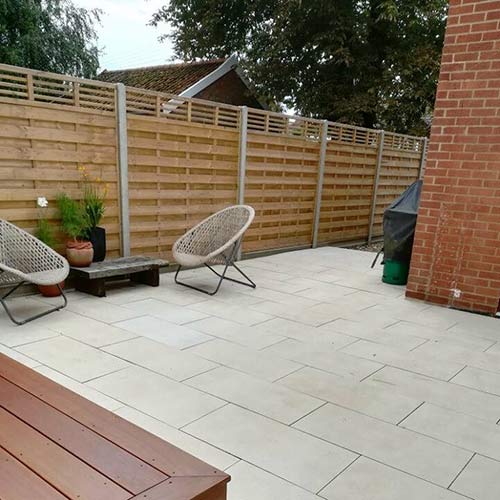 Porcelain Paving in Ely Landscaping Mick