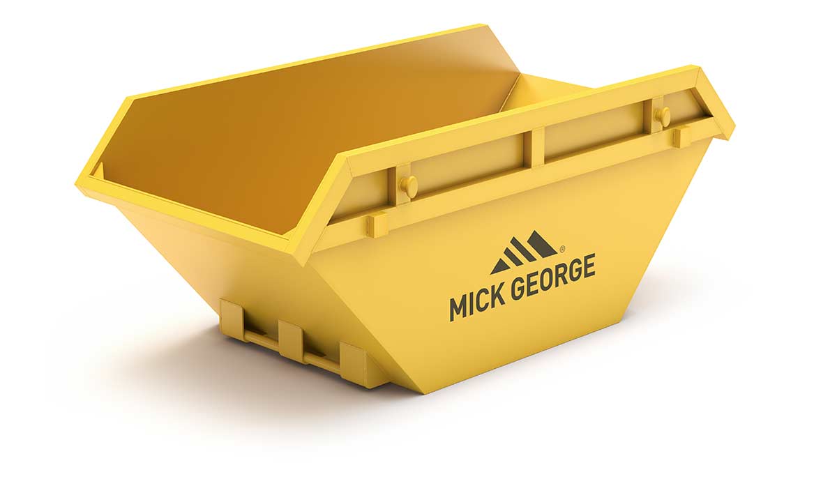 Commercial waste open skip