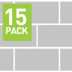 Stone Rock Black Porcelain 100cm x 50cm - 15 Slab Packs