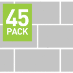 Granite Silver Porcelain 90cm x 45cm - 45 Slab Pack