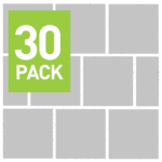 Kota Black Limestone Paving 60cm x 60cm - 30 Slab Pack
