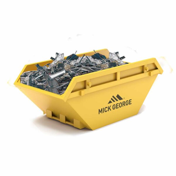 4 Yard Metal Waste Skip