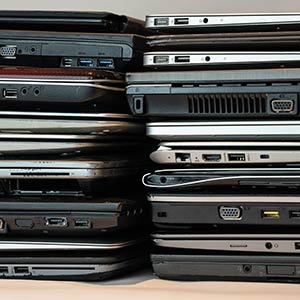 Laptop collection and disposal service
