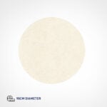 Cream Porcelain Circle
