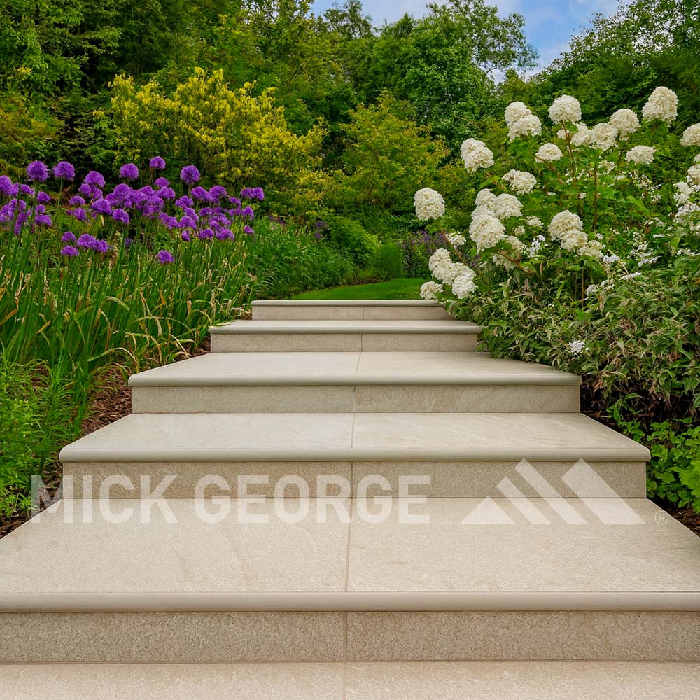 Porcelain Bullnosed Steps