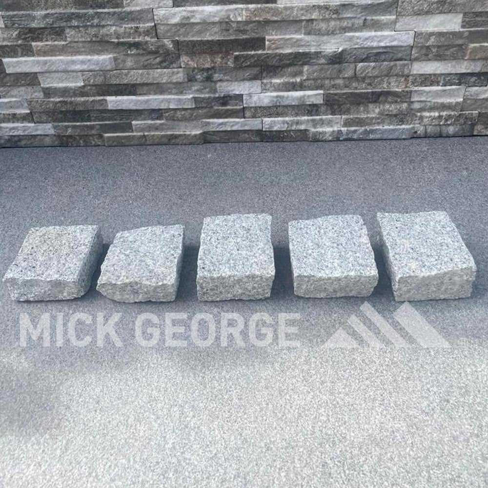 Silver Granite Cobbles 10cm x 10cm Packs