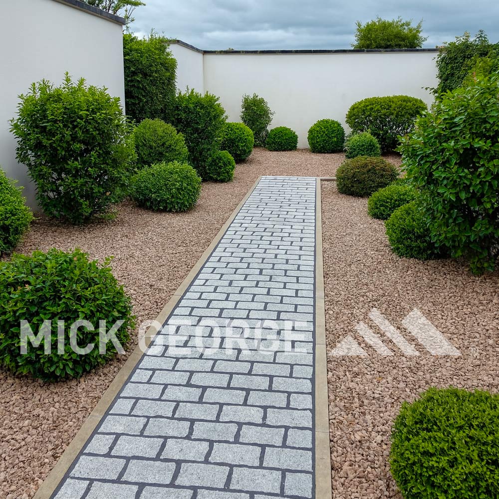 Silver Granite Cobbles 20cm x 10cm Packs