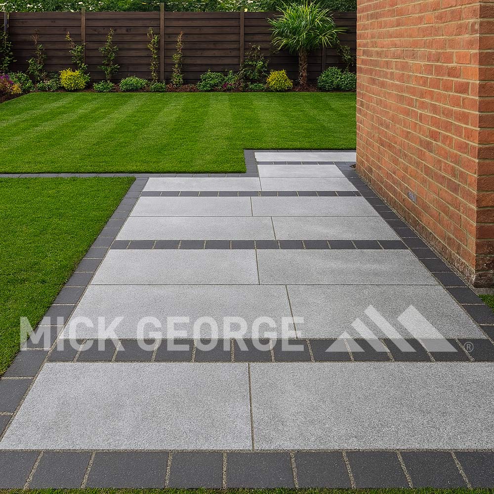 Kota Black Limestone Cobbles10cm x 10cm Packs