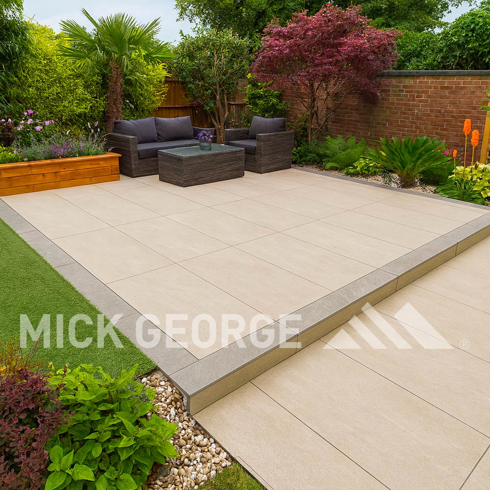 Masso Grey Porcelain Edging 100cm x 16cm